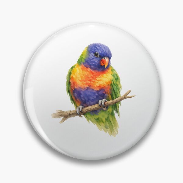 Item preview, Rainbow Lorikeet Watercolour Illustration designed and sold by Jaruart.