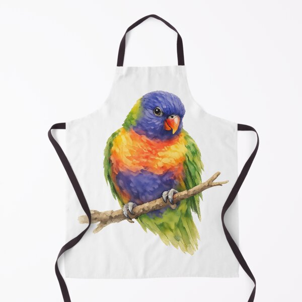 Item preview, Rainbow Lorikeet Watercolour Illustration designed and sold by Jaruart.