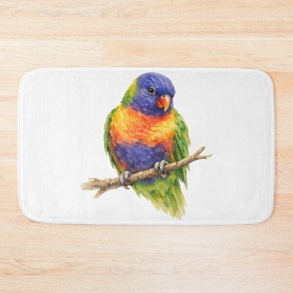 Item preview, Rainbow Lorikeet Watercolour Illustration designed and sold by Jaruart.