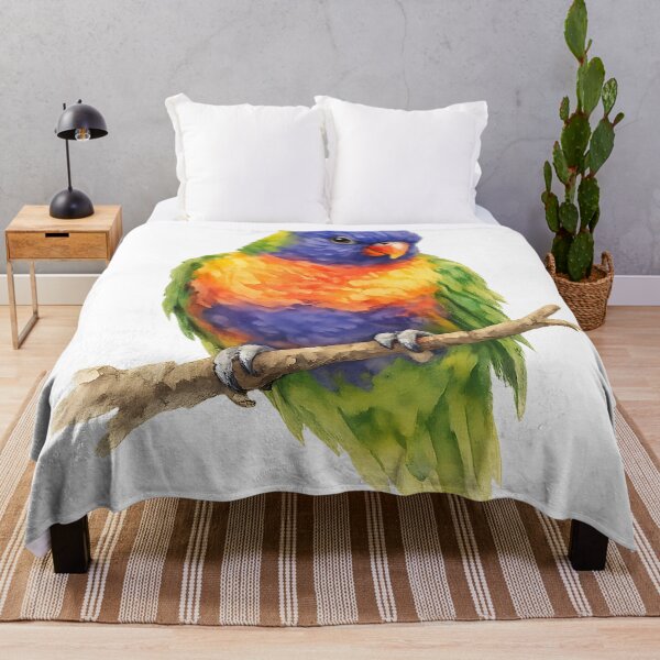 Item preview, Rainbow Lorikeet Watercolour Illustration designed and sold by Jaruart.