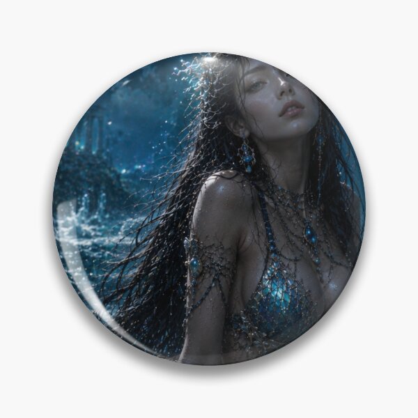 Item preview, Ocean Siren of the Deep Blue designed and sold by Pond21.