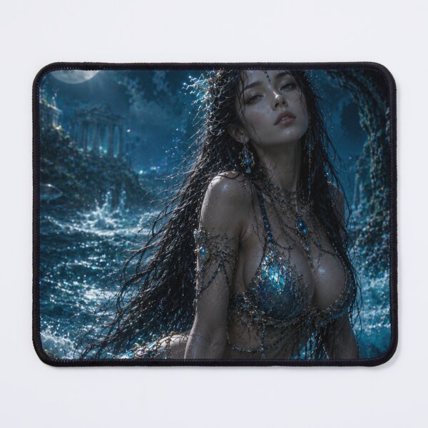Item preview, Ocean Siren of the Deep Blue designed and sold by Pond21.