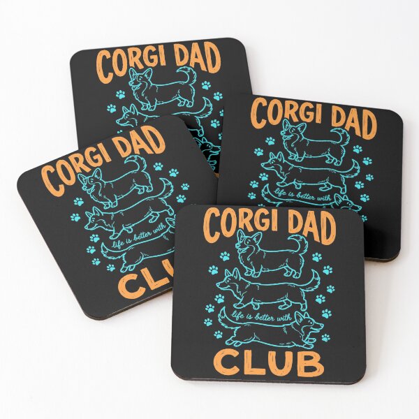 Item preview, Corgi Dad Club Life Is Better Shirt designed and sold by TeNovaStudio ⭐⭐⭐⭐⭐.