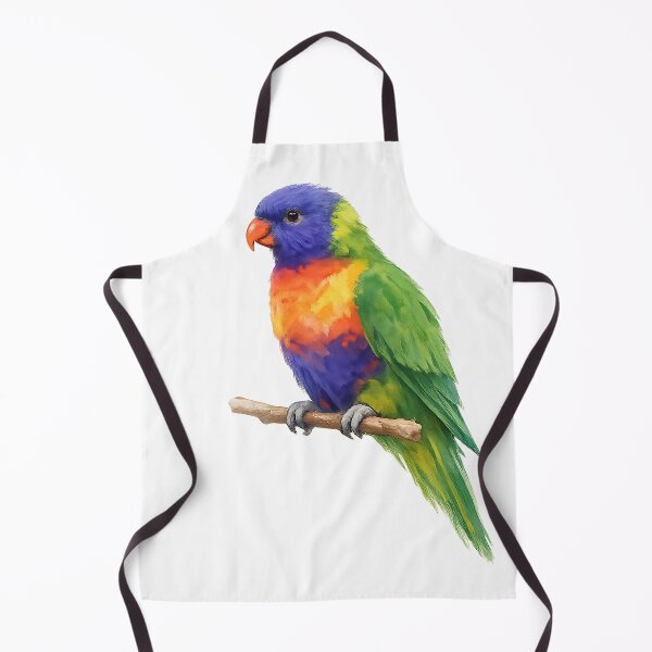 Item preview, Watercolour Rainbow Lorikeet on a Branch designed and sold by Jaruart.