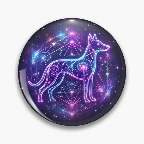 Item preview, Cosmic Dog Zodiac – Futuristic Dog Constellation designed and sold by Pfotenfaden.