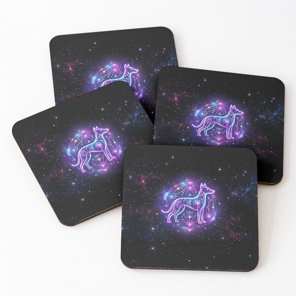 Item preview, Cosmic Dog Zodiac – Futuristic Dog Constellation designed and sold by Pfotenfaden.