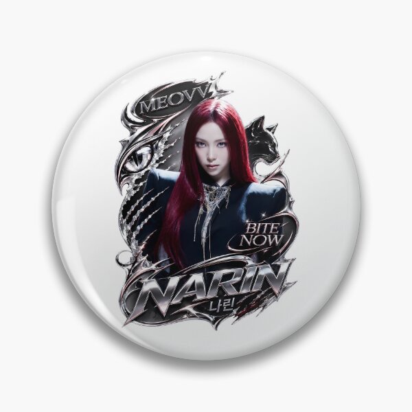 Item preview, Narin MEOVV BITE NOW Kpop Sticker Design designed and sold by Valereekmerch.