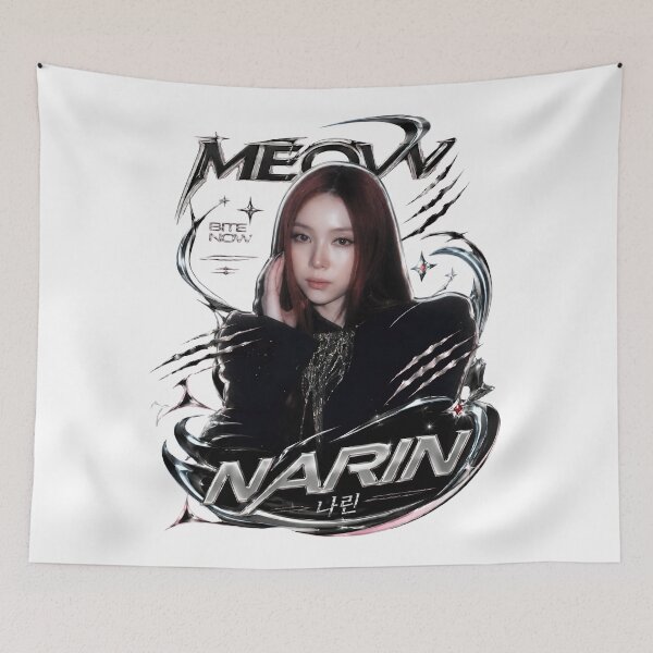 Item preview, Narin MEOVV BITE NOW Fierce Kpop Fan Art designed and sold by Valereekmerch.