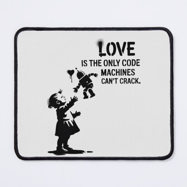 Item preview, Banksy - Love is the only code machines can't crack designed and sold by 123ks.