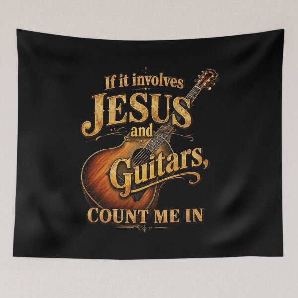 Item preview, If It Involves Jesus And Guitars Count Me In designed and sold by OlakunleOloroz.
