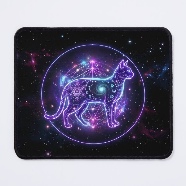 Item preview, Cosmic Cat Zodiac – Futuristic Cat Constellation designed and sold by Pfotenfaden.