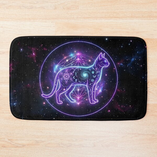 Item preview, Cosmic Cat Zodiac – Futuristic Cat Constellation designed and sold by Pfotenfaden.