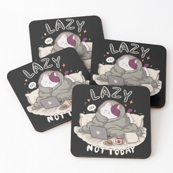 Item preview, Copy of A lazy cat—not today designed and sold by Fluffyvenly ✨.