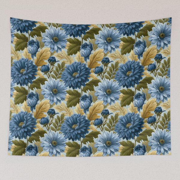 Item preview, Beautiful Chrysanthemum  - Retro Flower Floral   - Wedding Anniversary Gifts designed and sold by RoyalStarsPatts.