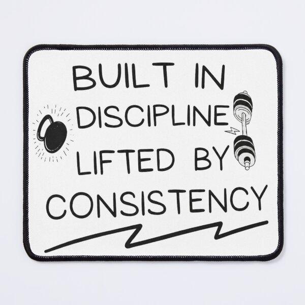 Item preview, Built In Discipline Lifted By Consistency Gym Fitness Gift T-Shirt designed and sold by Digistore1221.