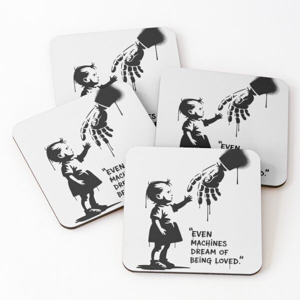 Item preview, Banksy - Even machines dream of being loved designed and sold by 123ks.