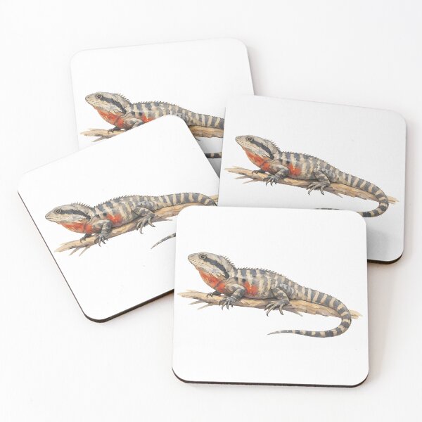 Item preview, Eastern Water Dragon Wildlife Illustration designed and sold by Jaruart.