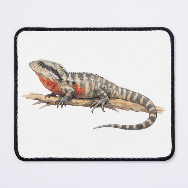 Item preview, Eastern Water Dragon Wildlife Illustration designed and sold by Jaruart.