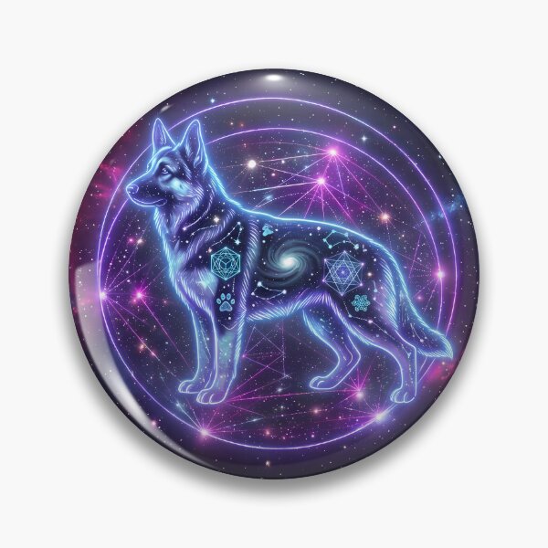 Item preview, Cosmic German Shepherd – German Shepherd Zodiac Sign designed and sold by Pfotenfaden.