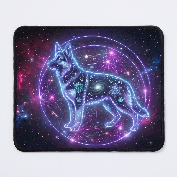 Item preview, Cosmic German Shepherd – German Shepherd Zodiac Sign designed and sold by Pfotenfaden.