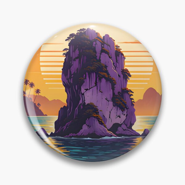 Item preview, Hin Muang – Retro Sunset Poster designed and sold by Spirit of Siam.