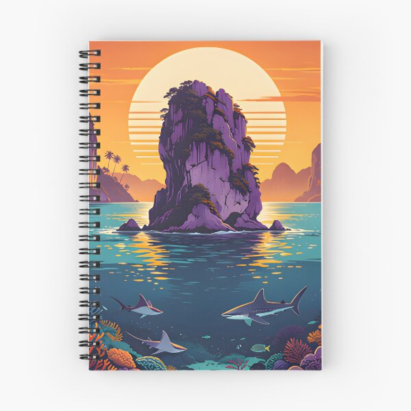Item preview, Hin Muang – Retro Sunset Poster designed and sold by Spirit of Siam.