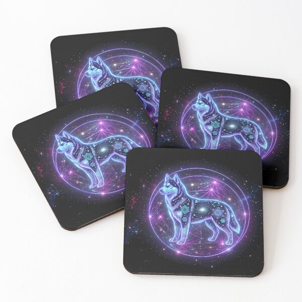 Item preview, Cosmic Husky – Siberian Husky Zodiac Sign designed and sold by Pfotenfaden.