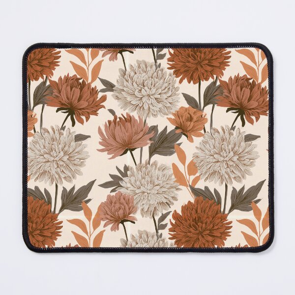 Item preview, Delicate Chrysanthemum Print  - Retro Flower Floral   - Wedding Gifts designed and sold by RoyalStarsPatts.