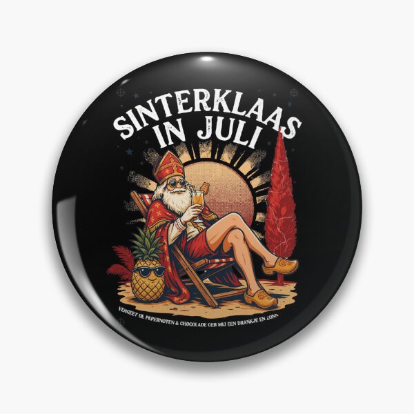 Item preview, Sinterklaas In Juli – Grappig Nederlands Belgisch Zomer Shirt Pepernoten Chocolade Cadeau V1 designed and sold by DarylWelsh2024.