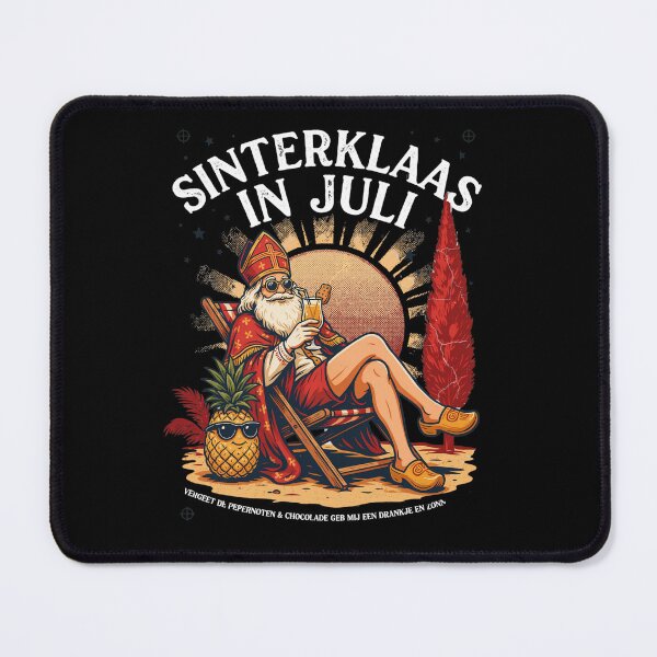 Item preview, Sinterklaas In Juli – Grappig Nederlands Belgisch Zomer Shirt Pepernoten Chocolade Cadeau V1 designed and sold by DarylWelsh2024.