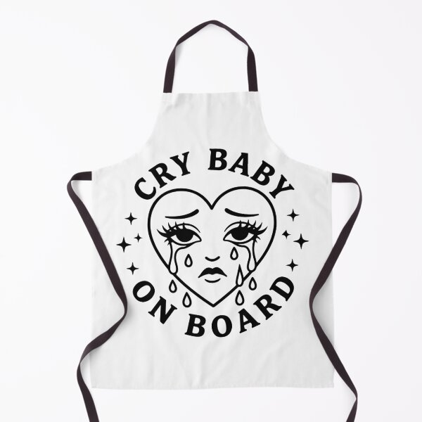 Item preview, Cry Baby On Board Funny Car Sign Vintage Tattoo Heart designed and sold by raedattia.