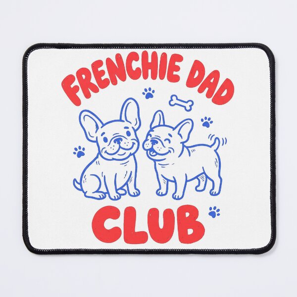 Item preview, Frenchie Dad Club Funny French Bulldog Shirt designed and sold by TeNovaStudio.