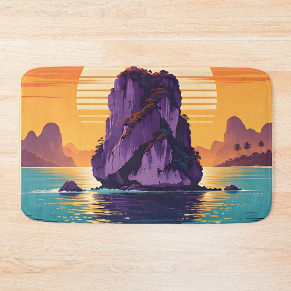 Item preview, Hin Muang – Retro Sunset Poster designed and sold by Spirit of Siam.