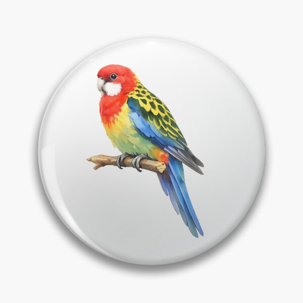 Item preview, Eastern Rosella Watercolour Painting designed and sold by Jaruart.