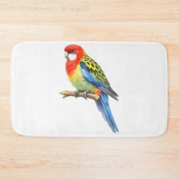 Item preview, Eastern Rosella Watercolour Painting designed and sold by Jaruart.