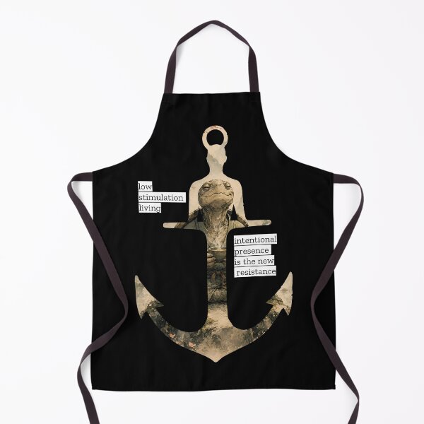 Item preview, Low Stimulation Living Turtle Anchor Art Print designed and sold by AbderraimArt.