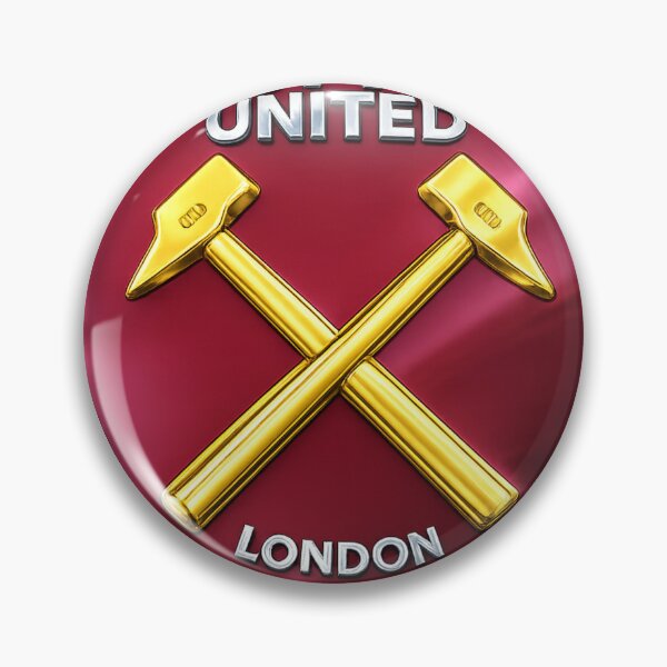 Item preview, West Ham United Chrome Logo designed and sold by JC's Cards & More.