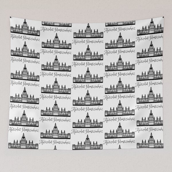 Item preview, Abszolút filmszínház- Black and white version designed and sold by TealKoi.