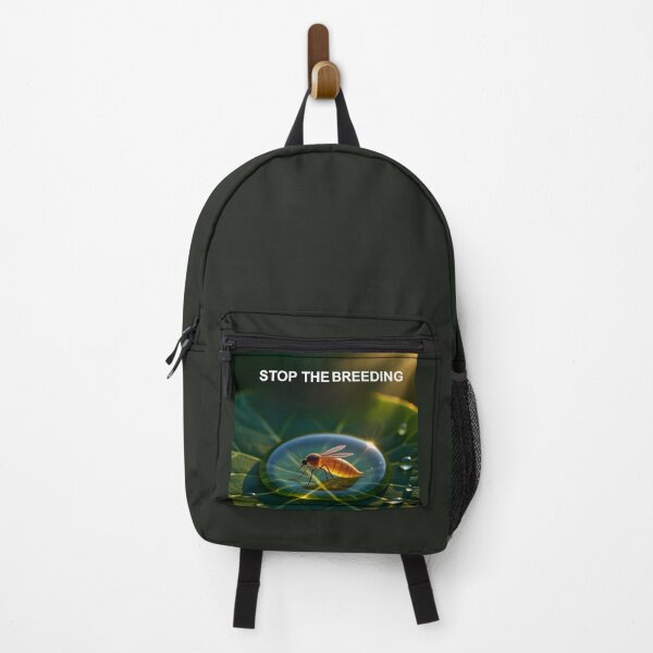Item preview, Stop the Breeding: Engorged Dengue Mosquito on Water Drop Ad designed and sold by Creative-RE.