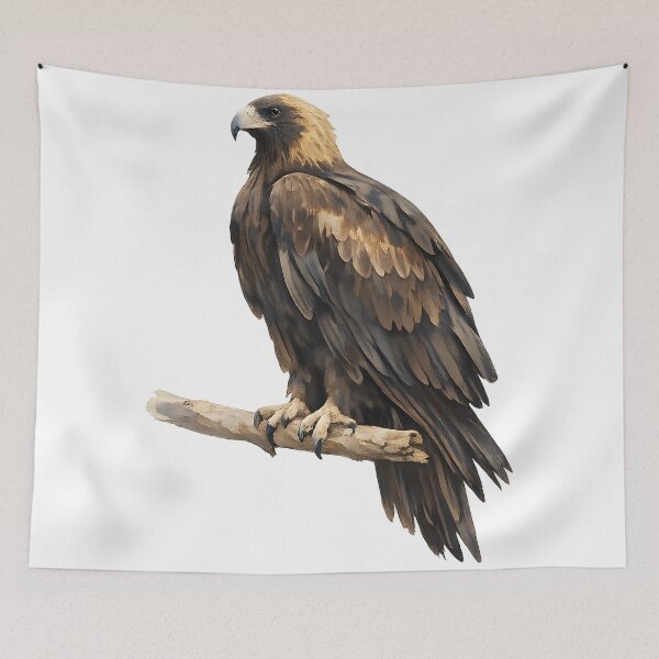 Item preview, Wedge-tailed Eagle Raptor Illustration designed and sold by Jaruart.