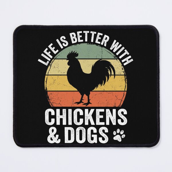 Item preview, Life Is Better With Chickens And Dogs Shirt designed and sold by TeNovaStudio.
