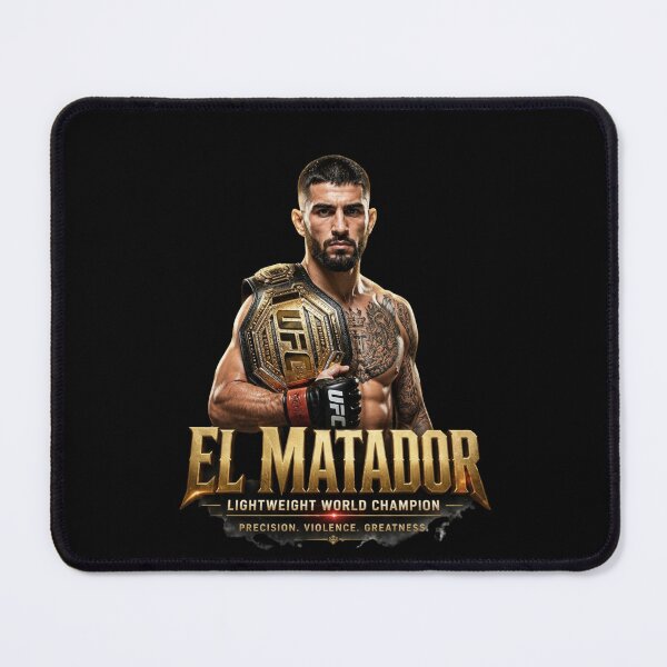 Item preview, EL MATADOR – Lightweight World Champion | Premium MMA Champion Digital Artwork designed and sold by tareankush.