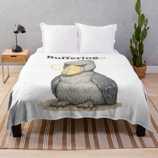 Item preview, Buffering... Shoebill T-Shirt | Funny Shoebill Bird | Cute Introvert & Slow Life Gift designed and sold by Little Moments Co..