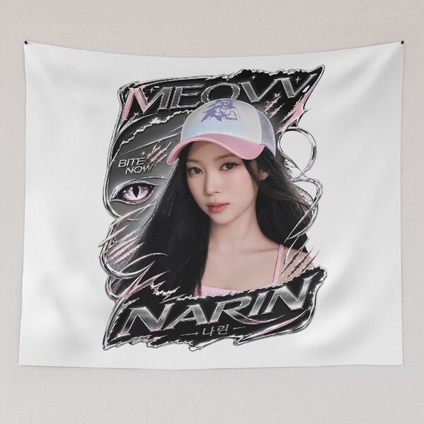 Item preview, Narin BITE NOW Cyber Punk Inspired Kpop Fan Art designed and sold by Valereekmerch.