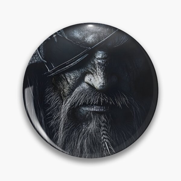 Item preview, Odin Allfather Norse Mythology Dark Portrait designed and sold by PowerArtUa.