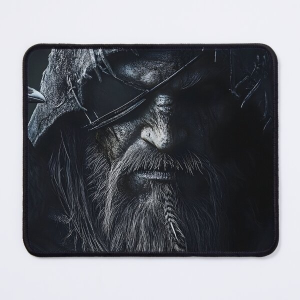 Item preview, Odin Allfather Norse Mythology Dark Portrait designed and sold by PowerArtUa.