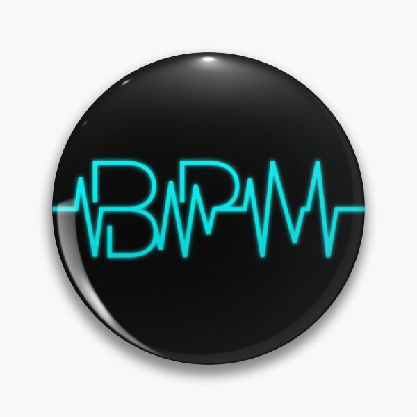 Item preview, Neon BPM Heartbeat Techno Rave Design designed and sold by SPAZE-Typo.