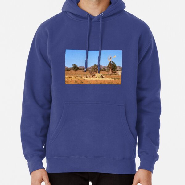 Sheep and windmill, Australia Pullover Hoodie