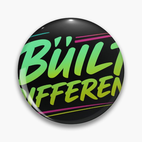 Item preview, Built Different Gym Motivation Neon Fitness Athlete Gift T-Shirt designed and sold by Digistore1221.