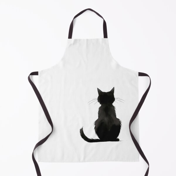 Item preview, Black Cat – Dark Aesthetic Minimalist Animal Illustration designed and sold by EVESTUDIOART.